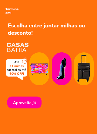 Banner Casas Bahia – Época e Portal das Malas cronometro